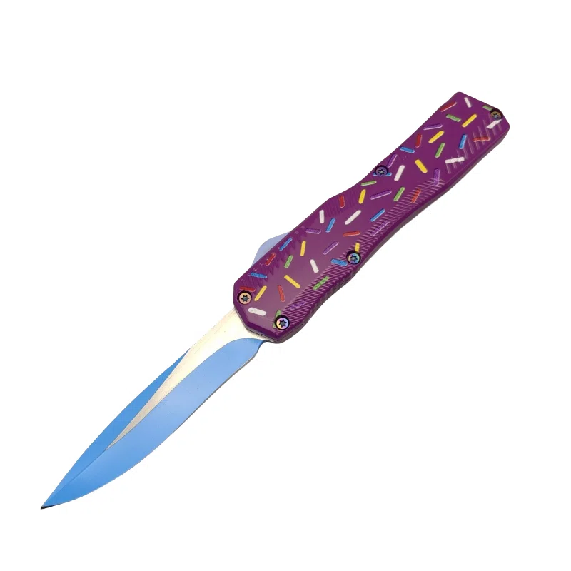 微信图片_20250428153159.webp Neues Purple Donut Switchblade OTF Messer